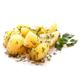 Картофель отварной с маслом и зеленью
